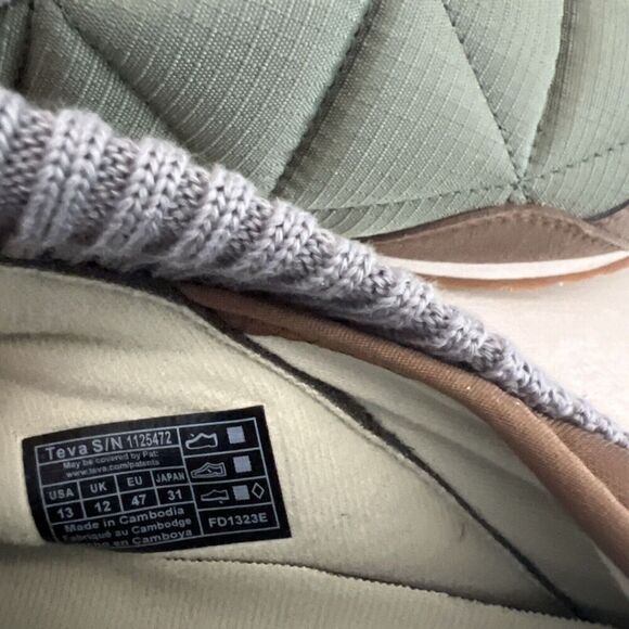 Teva 1125472 Men's Sz 13 M ReEmber Moccasin, Olivine Multi - Picture 14 of 14